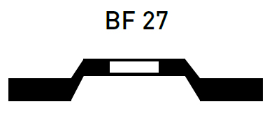 Форма выпуска зачистных кругов BF 27